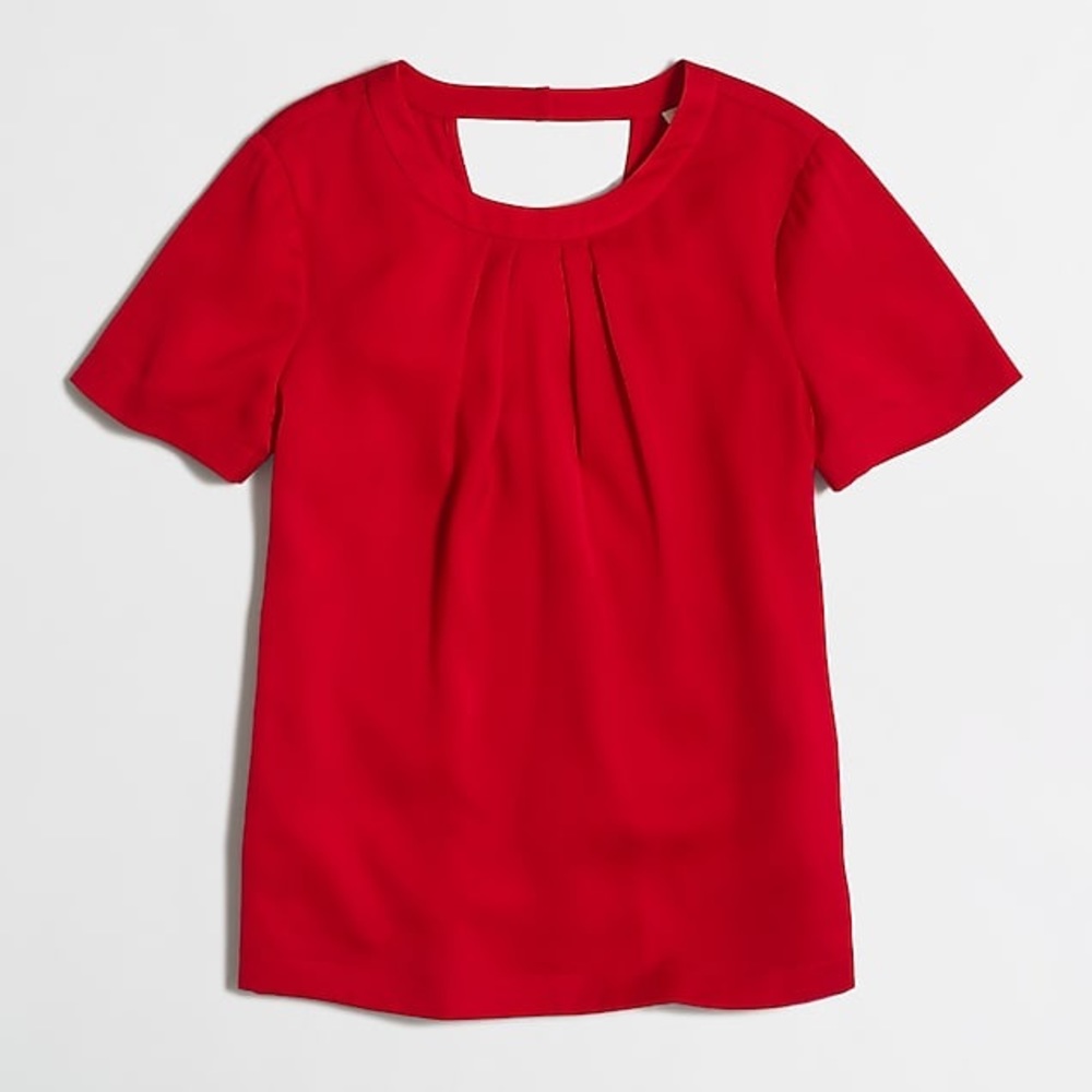 J. Crew Factory Cross-back Drapey Top